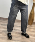Jean balloon gris