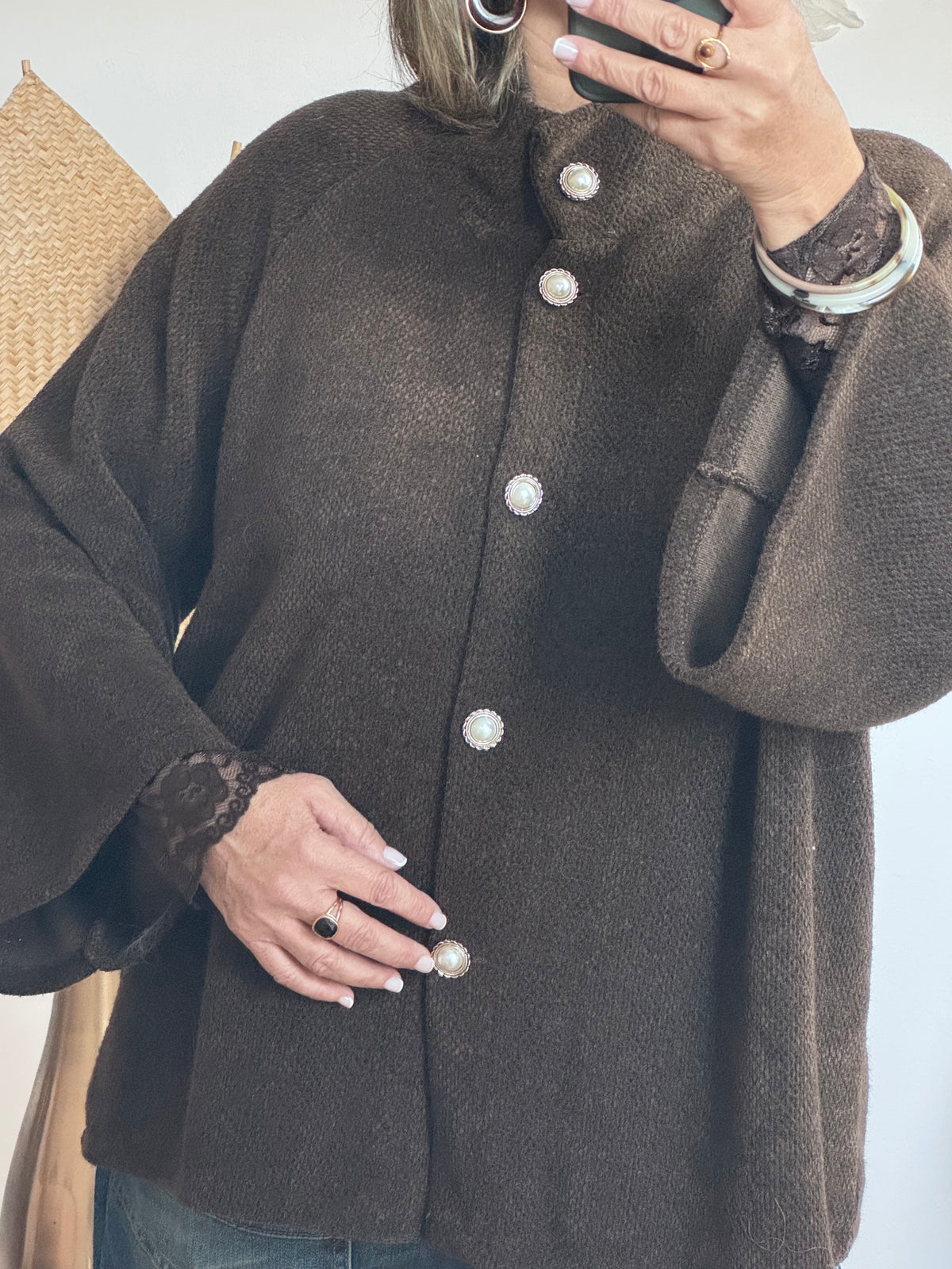 Veste Agathe marron