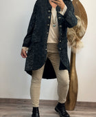 Veste napolitaine Léo noire
