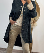Veste napolitaine Léo noire