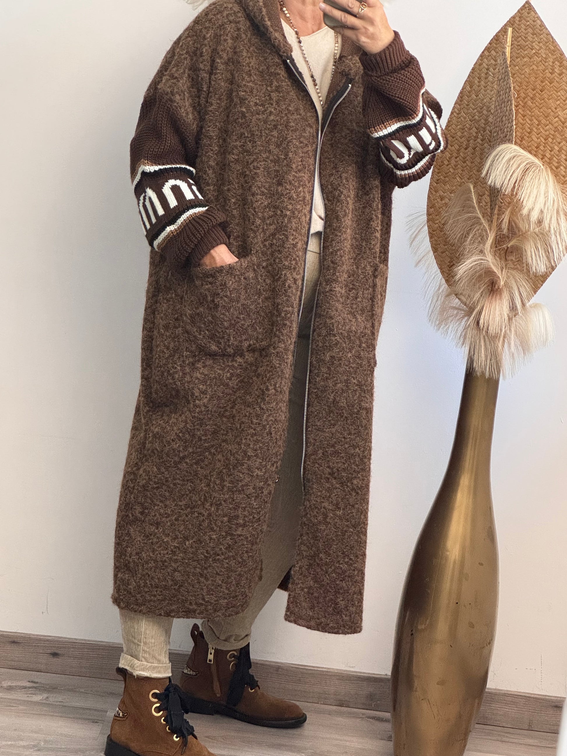 Manteau Esteban marron