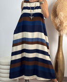 Robe longue Clara Marine