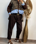 Pantalon Sacha marron TU 42/50