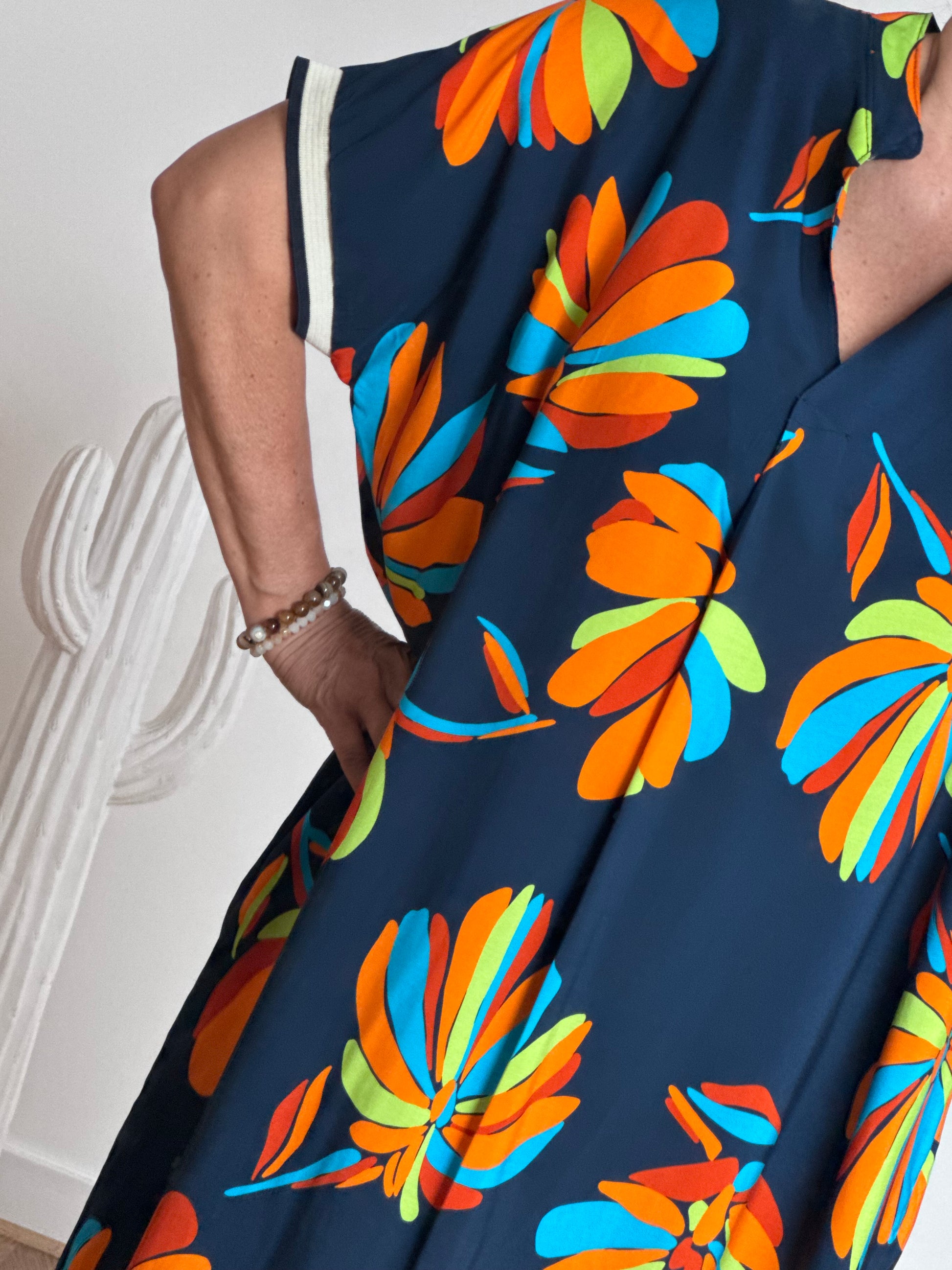Robe fluide marine