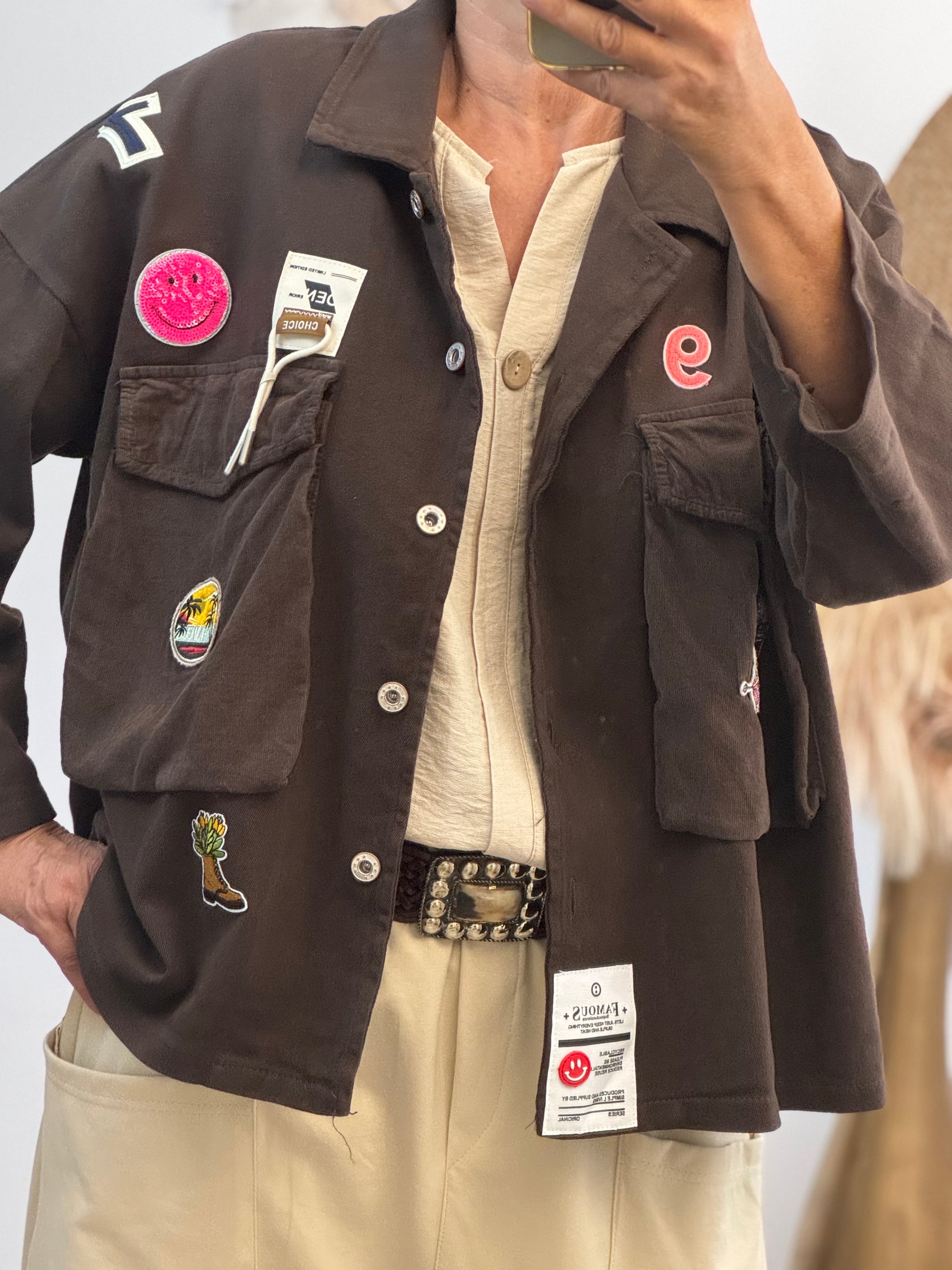 Veste marron casuel
