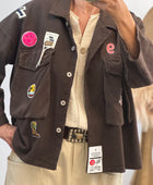 Veste marron casuel