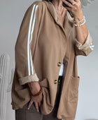 Veste casuel camel jolie forme