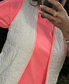 Gilet matelassé blanc cassé