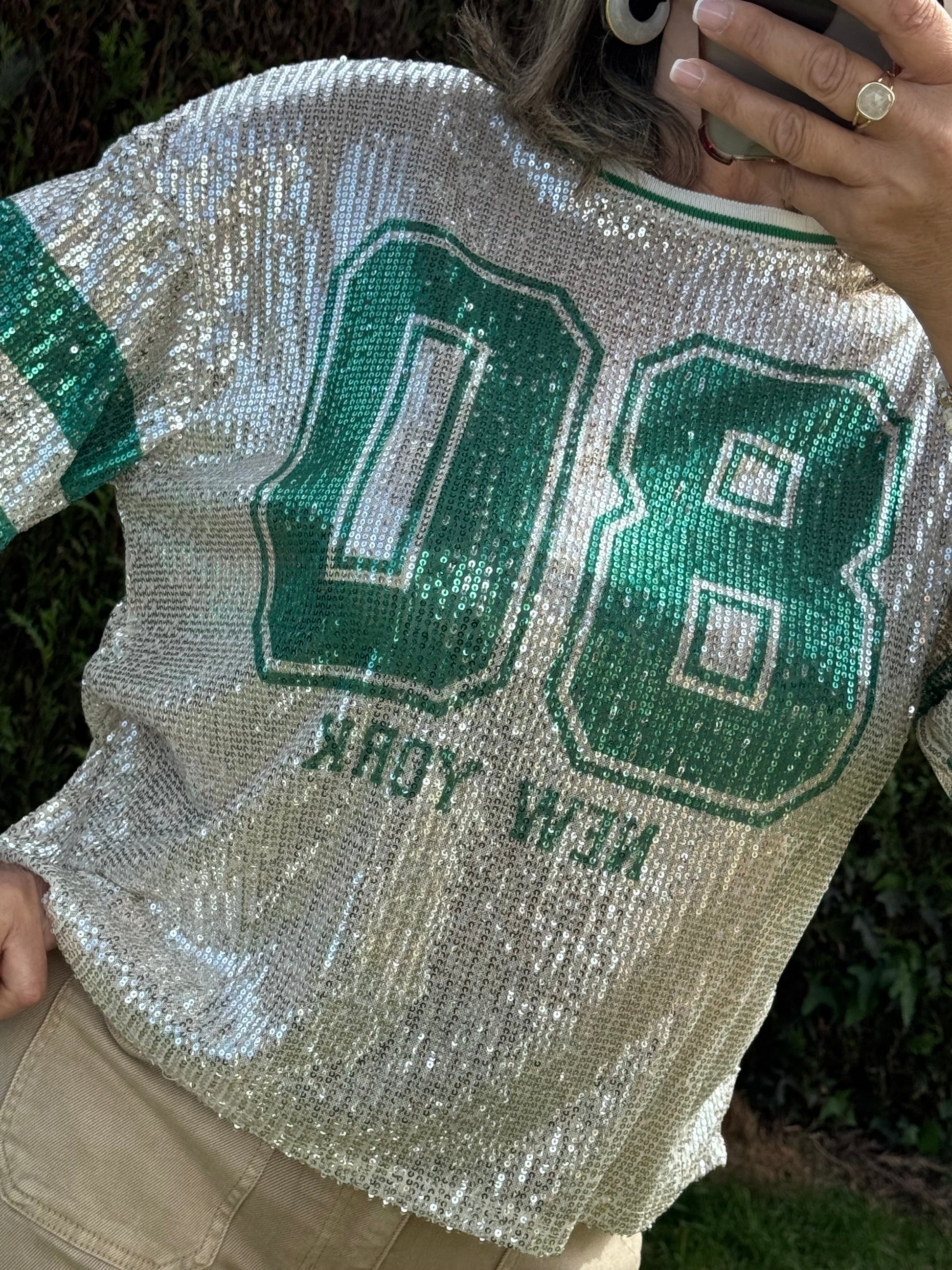 Teeshirt sequins 80 New York