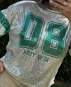 Teeshirt sequins 80 New York