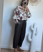 Pantalon SIENNA 🤎 similicuir marron TU 38/46