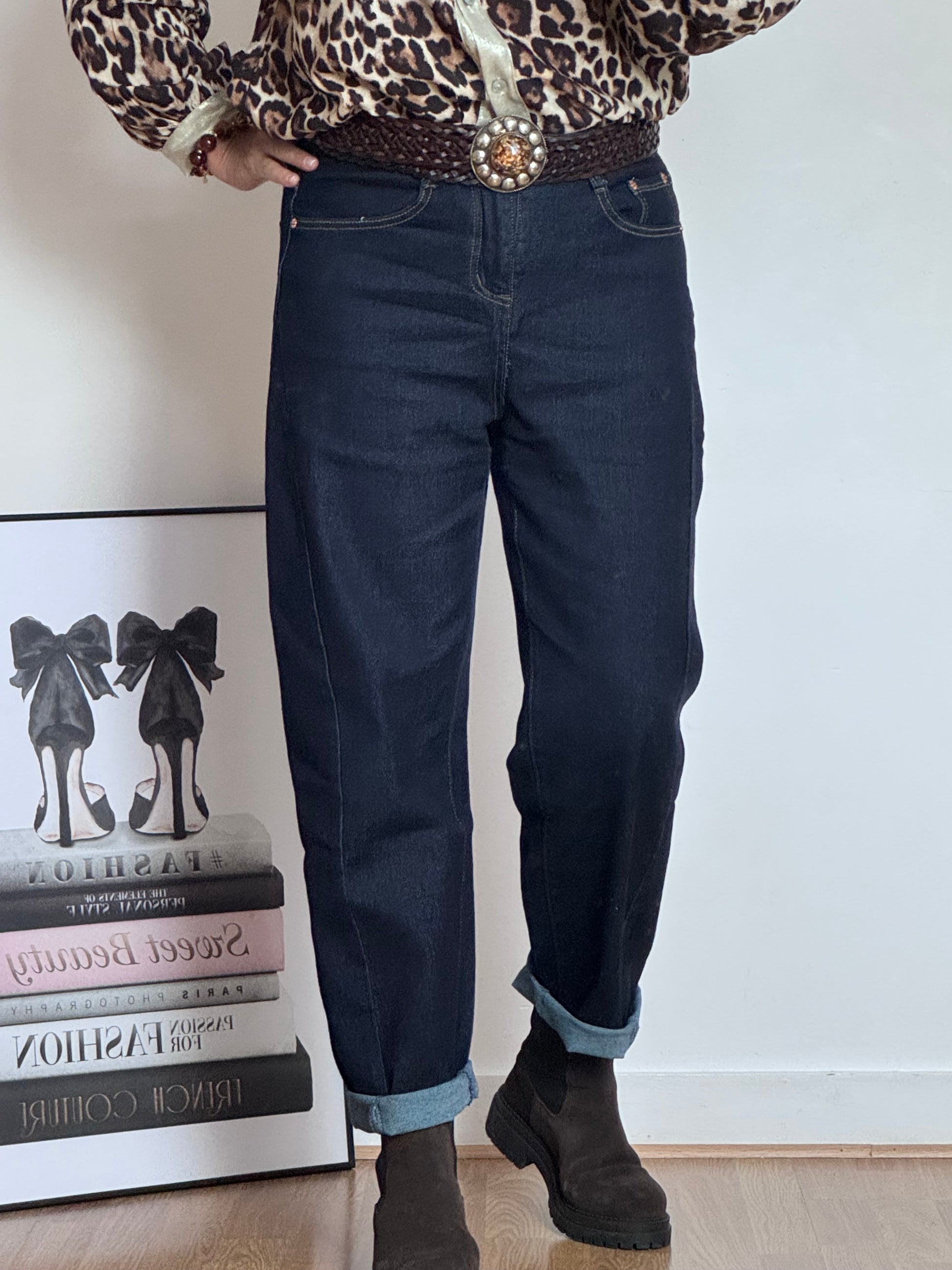 Jeans ballon brut