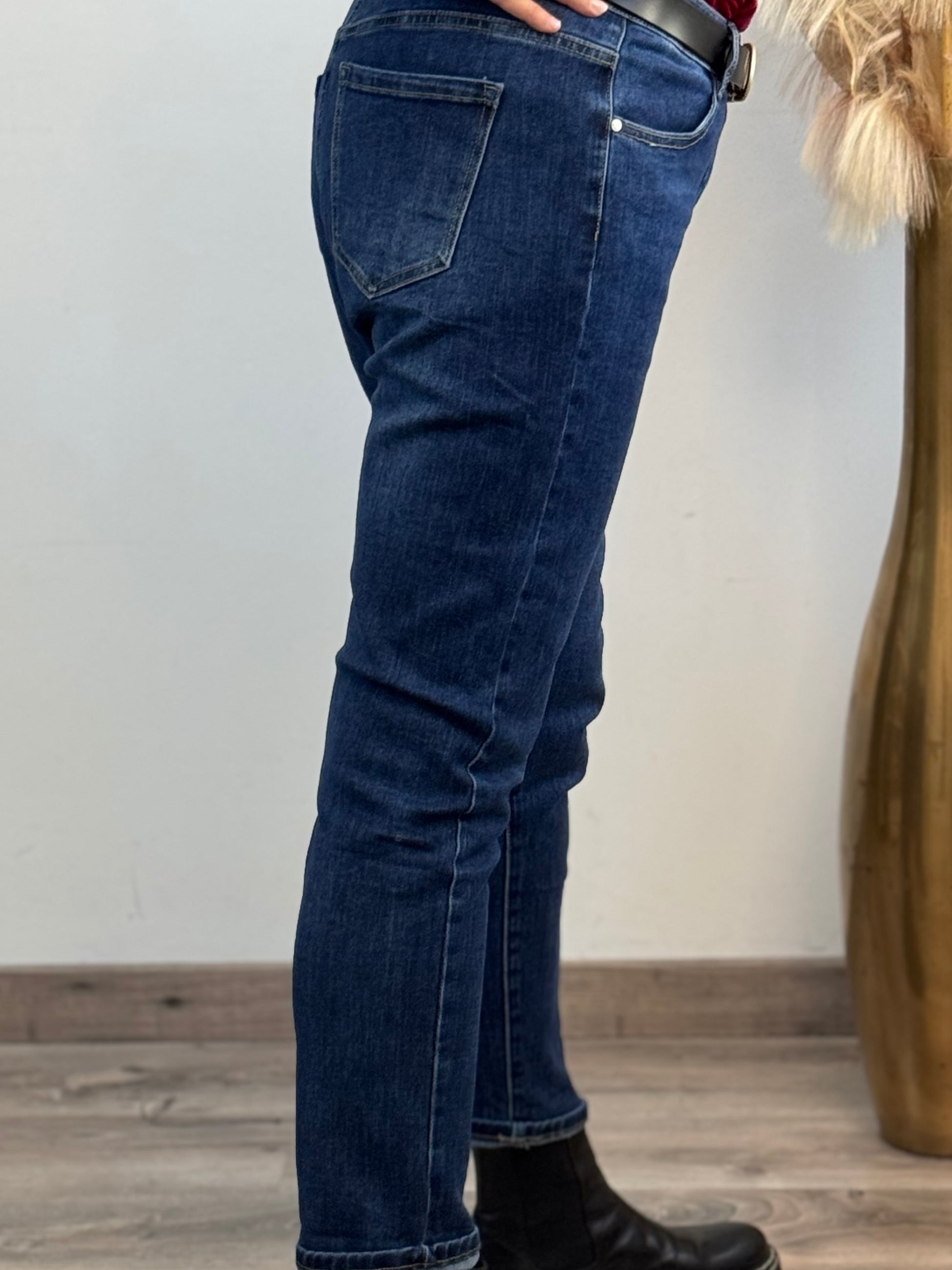 Jean mom fit bleu taille disponible du 44 au 52