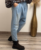 Jeans saroual bleu