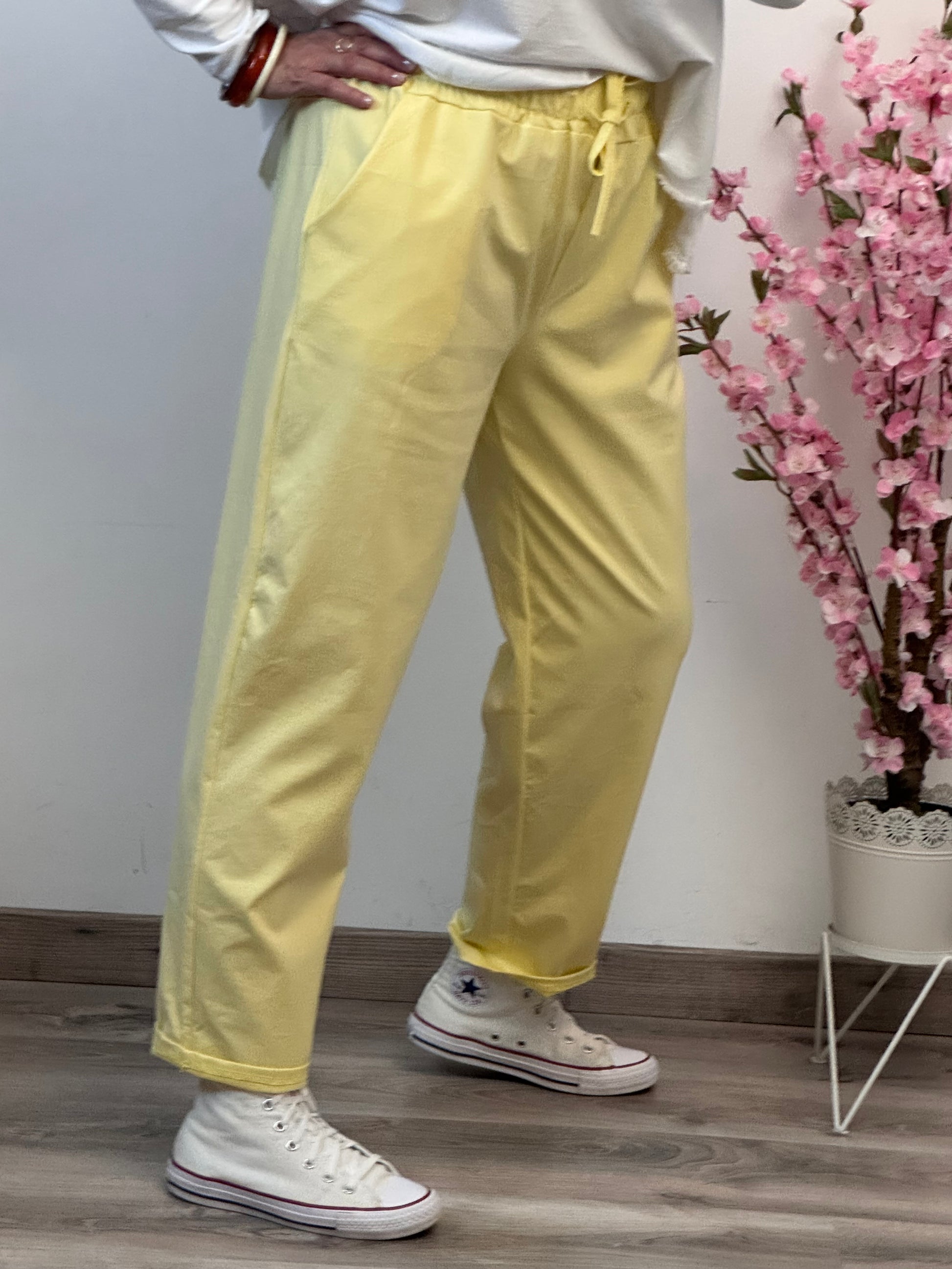 Pantalon Sacha jaune TU 42/50