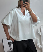 Blouse Yuna blanche TU 42/50