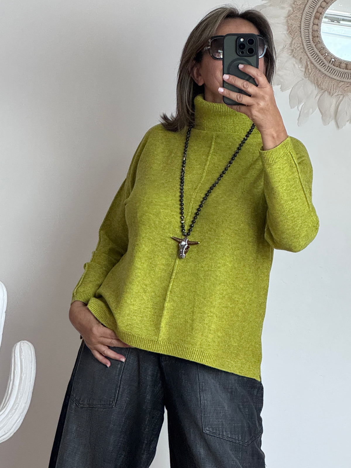 Pull So Chic vert