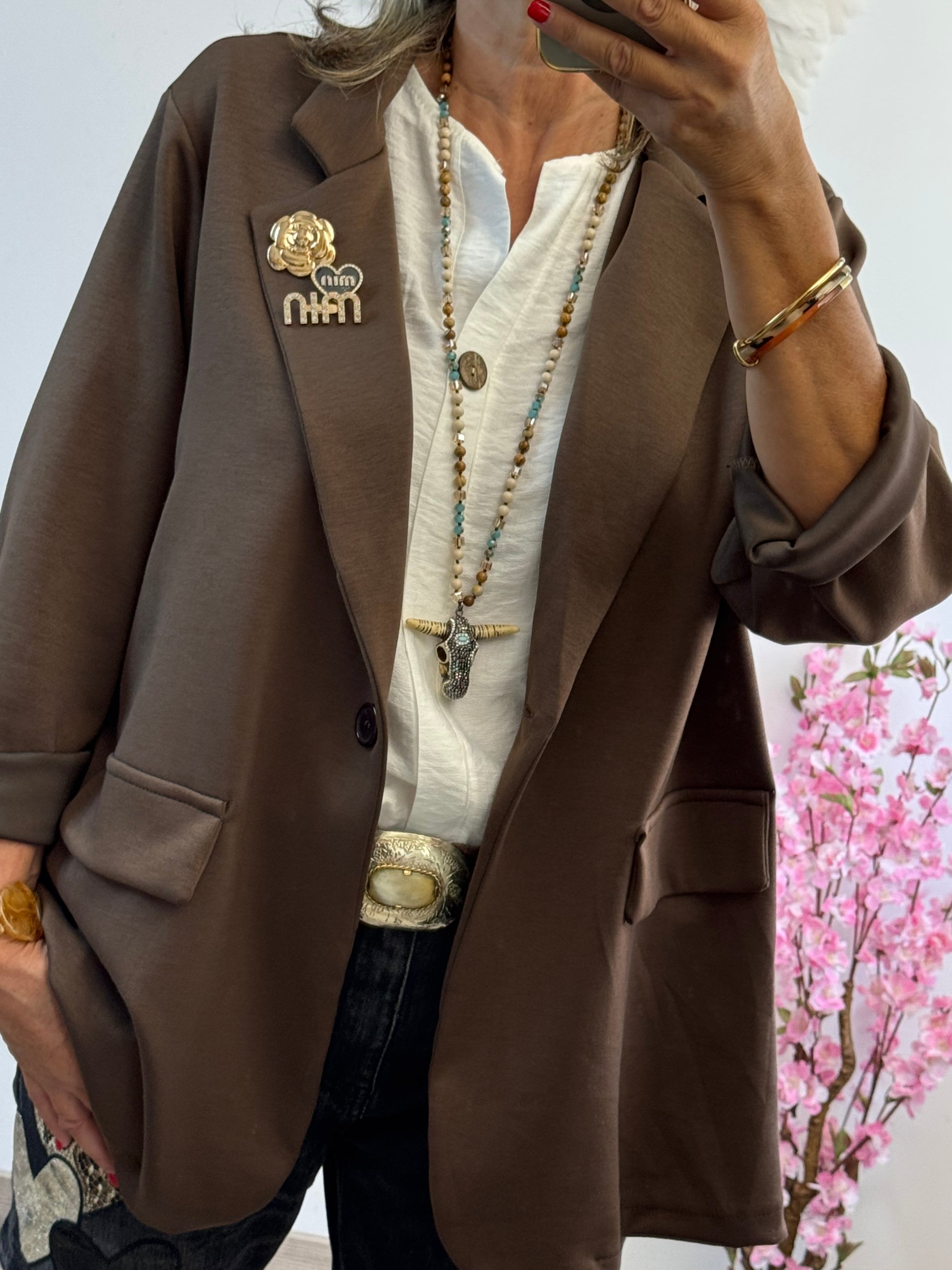 Blazer marron Augustin TU 44/48