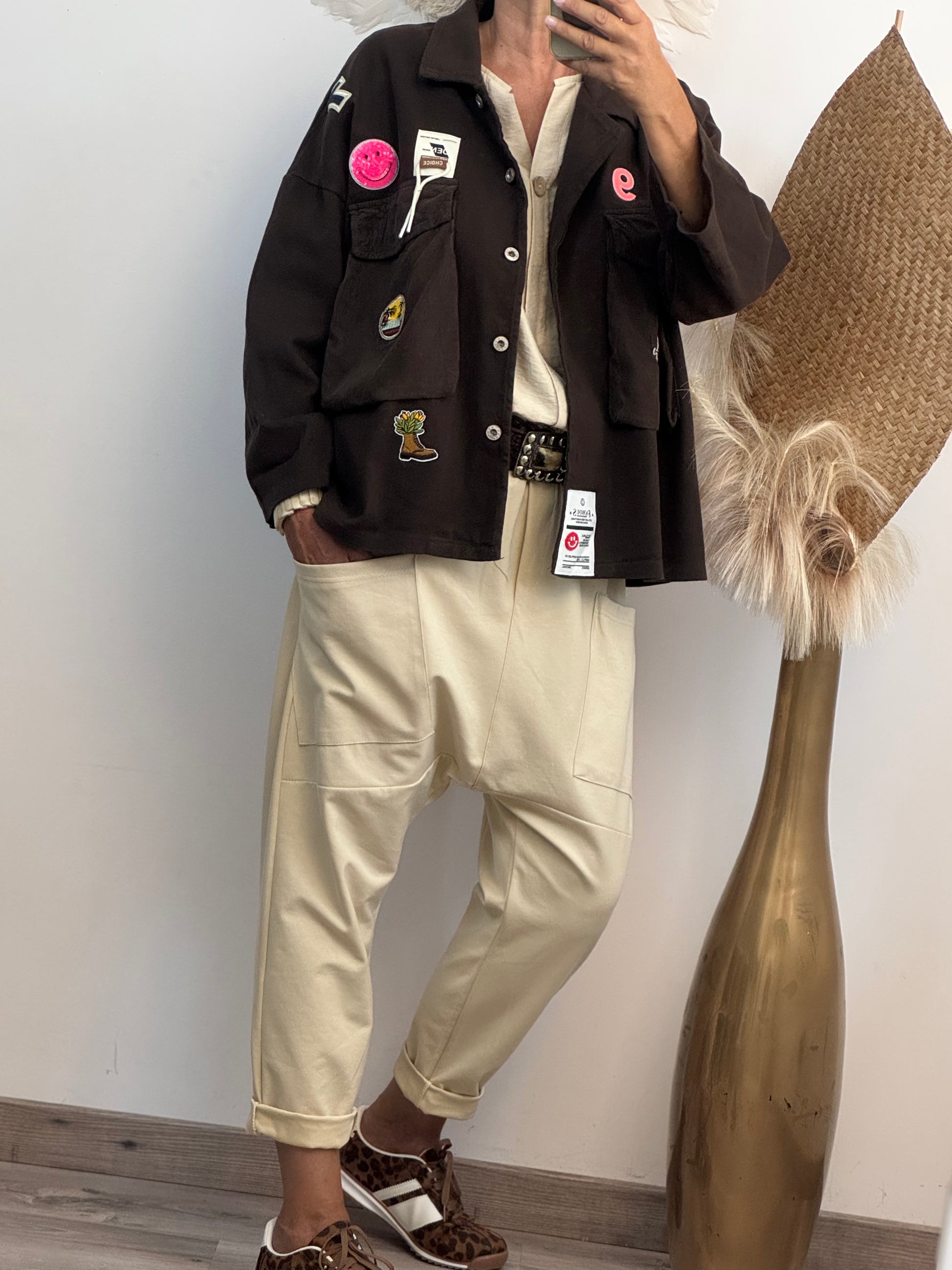 Veste marron casuel