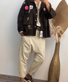 Veste marron casuel