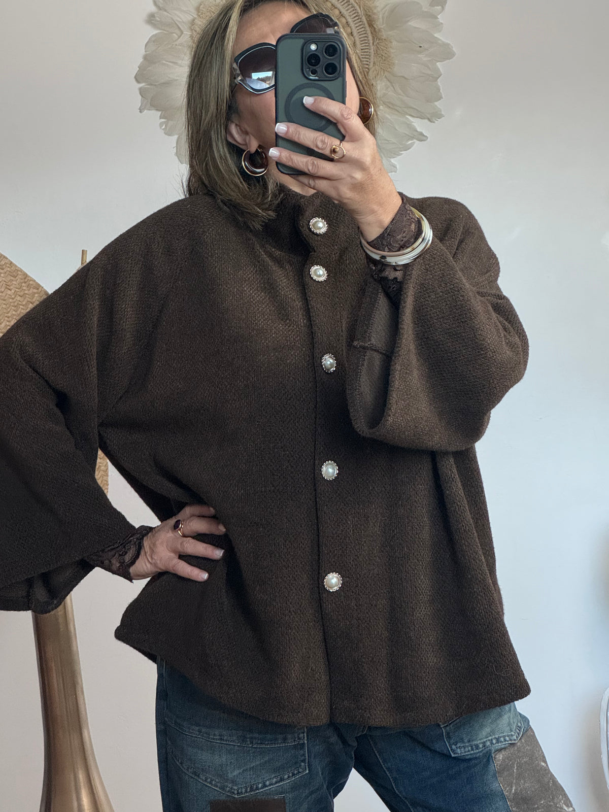 Veste Agathe marron