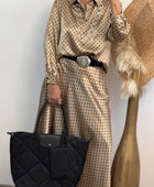Ensemble jupe et chemise pois plusieurs tailles