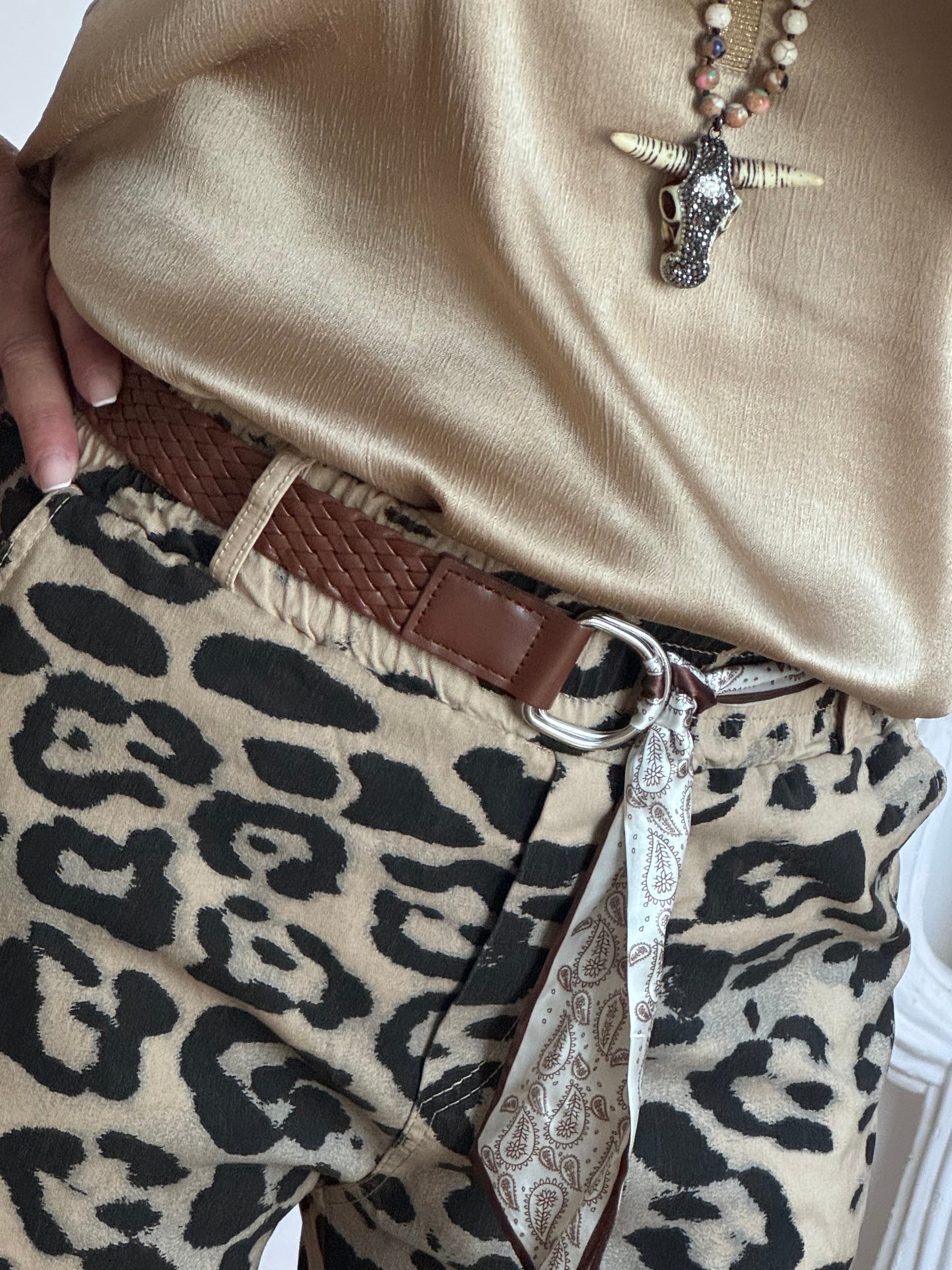 Bermuda ou short Léo camel TU 40/48