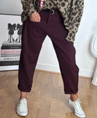 Pantalon Gabriel lie de vin TU 36/42