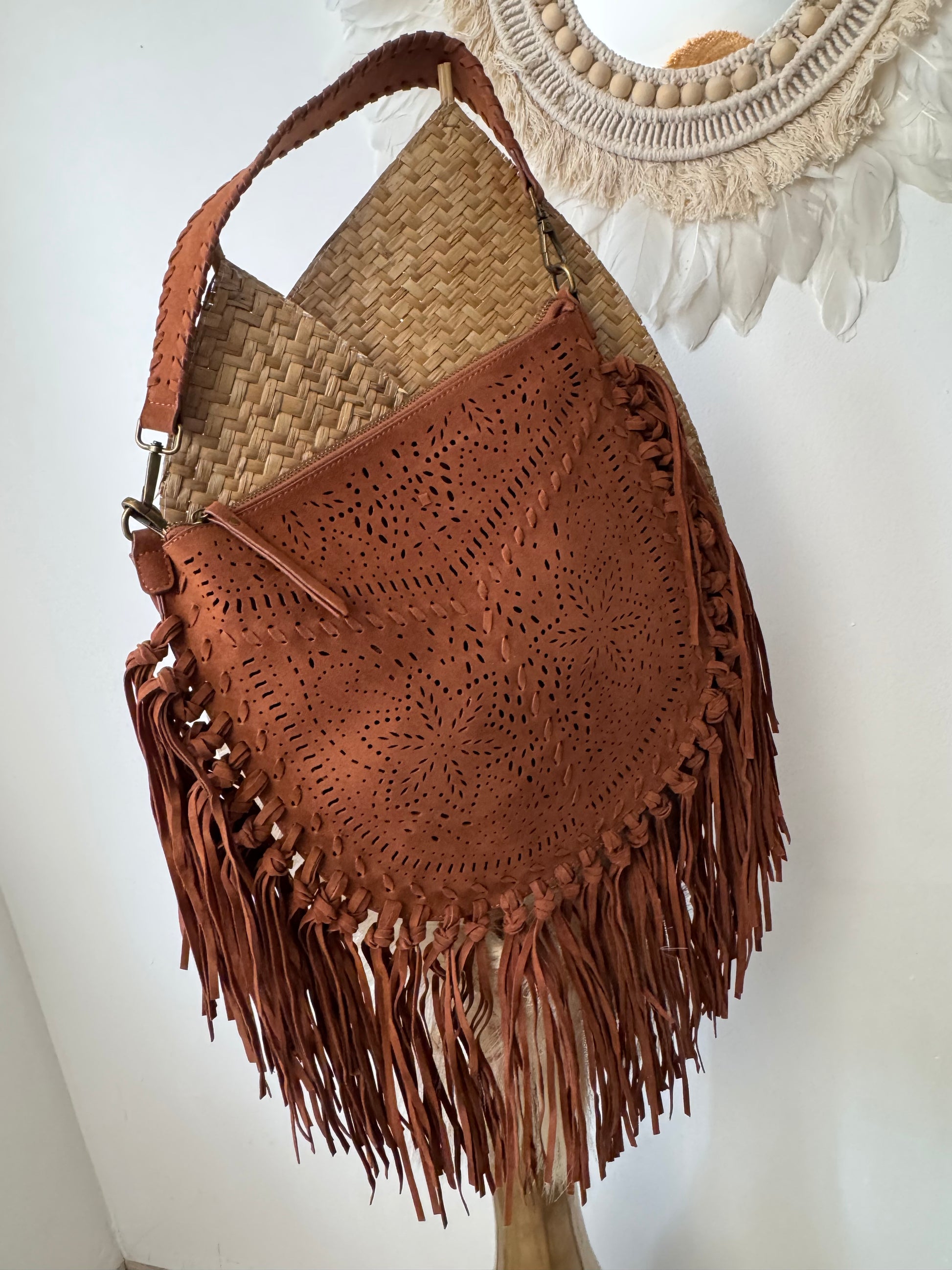 Sac bohème camel