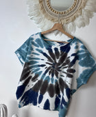 Sweat tie and dye marine / bleu