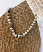 Collier étoile perles