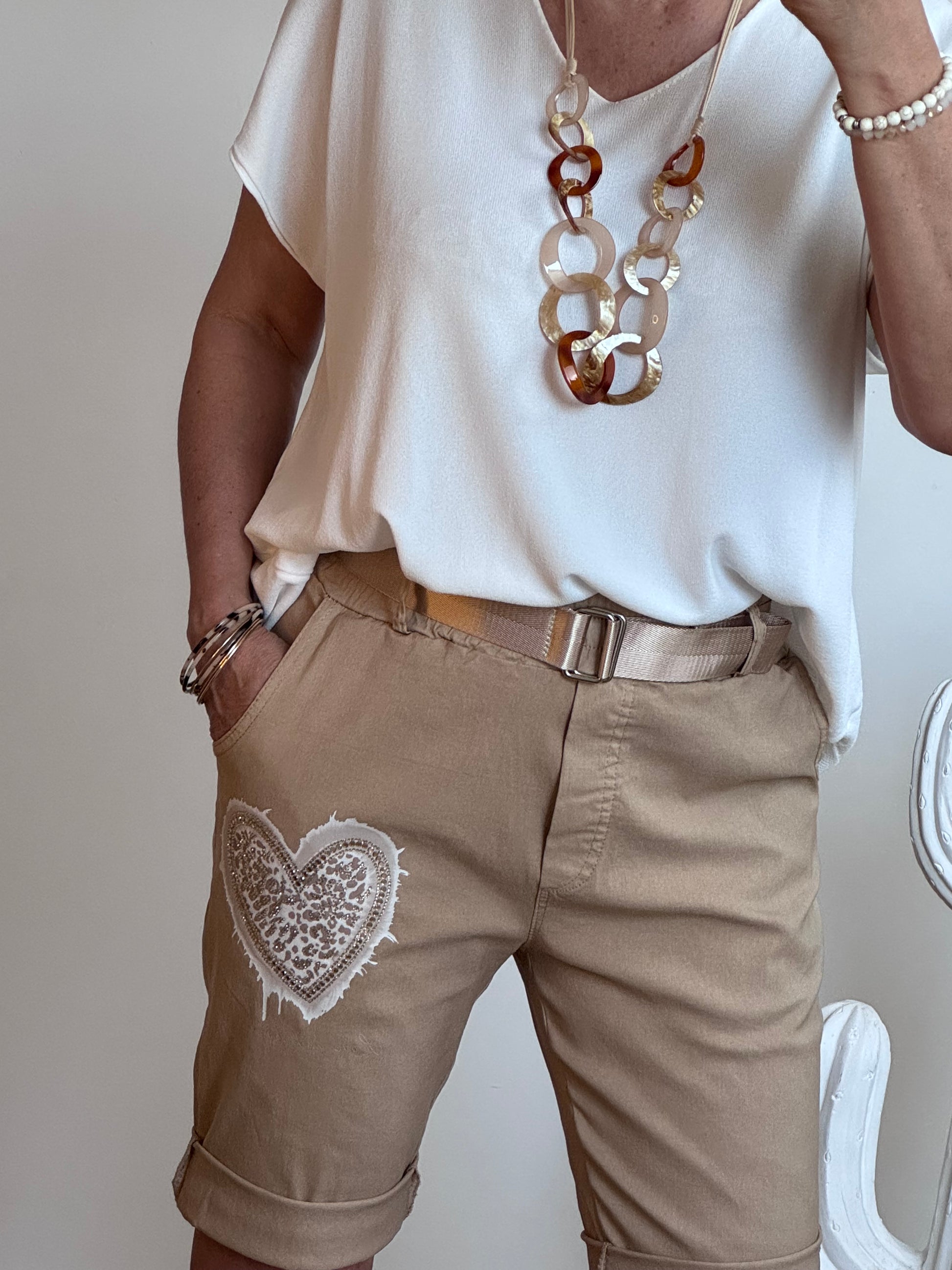 Bermuda ou short cœur