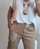 Bermuda ou short cœur