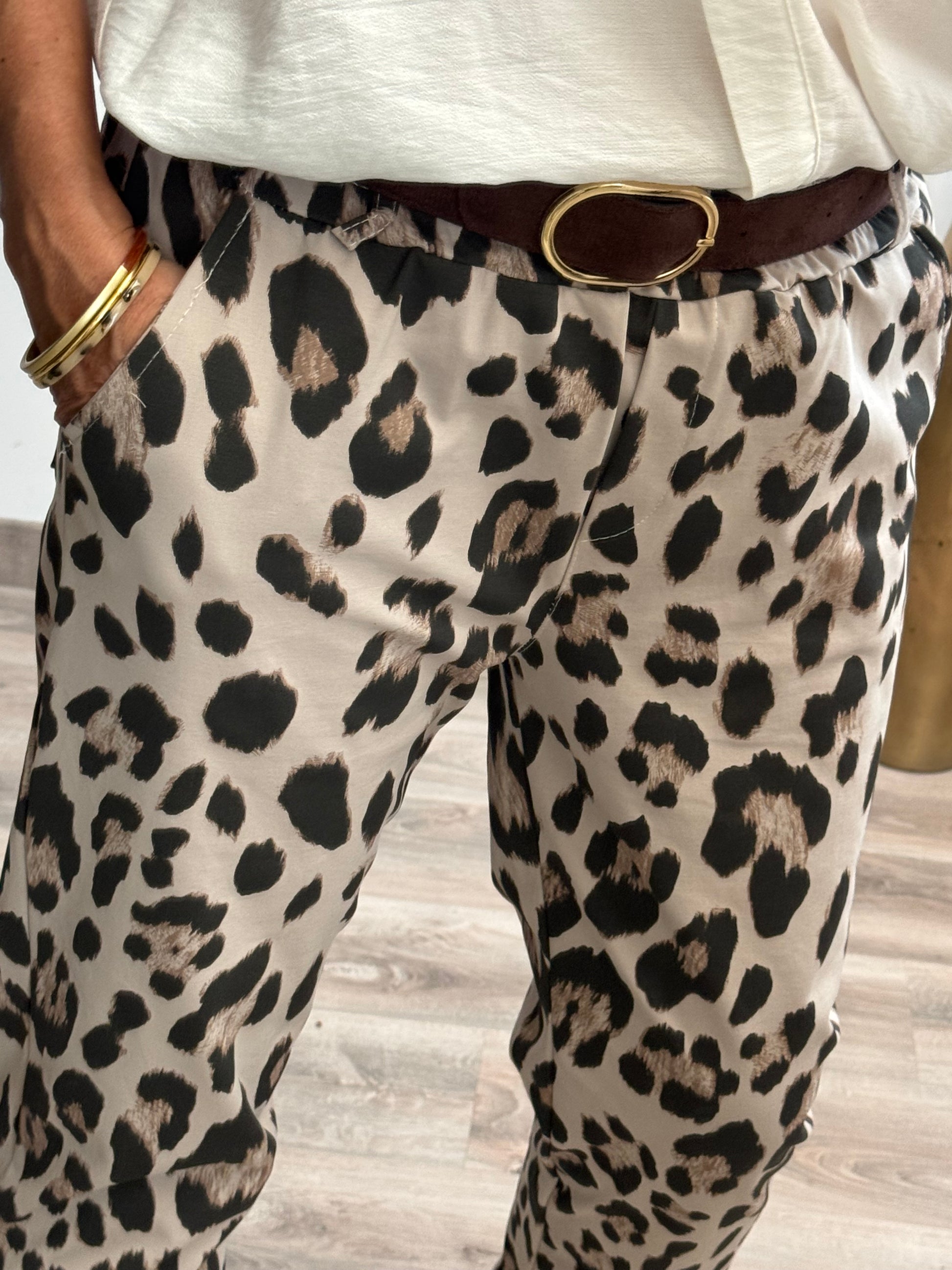 Pantalon Léo beige