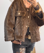 Veste fausse fourrure Coline