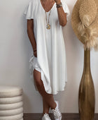 Robe d’été évasée blanche TU 40/48