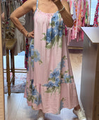 Robe fleurie rose
