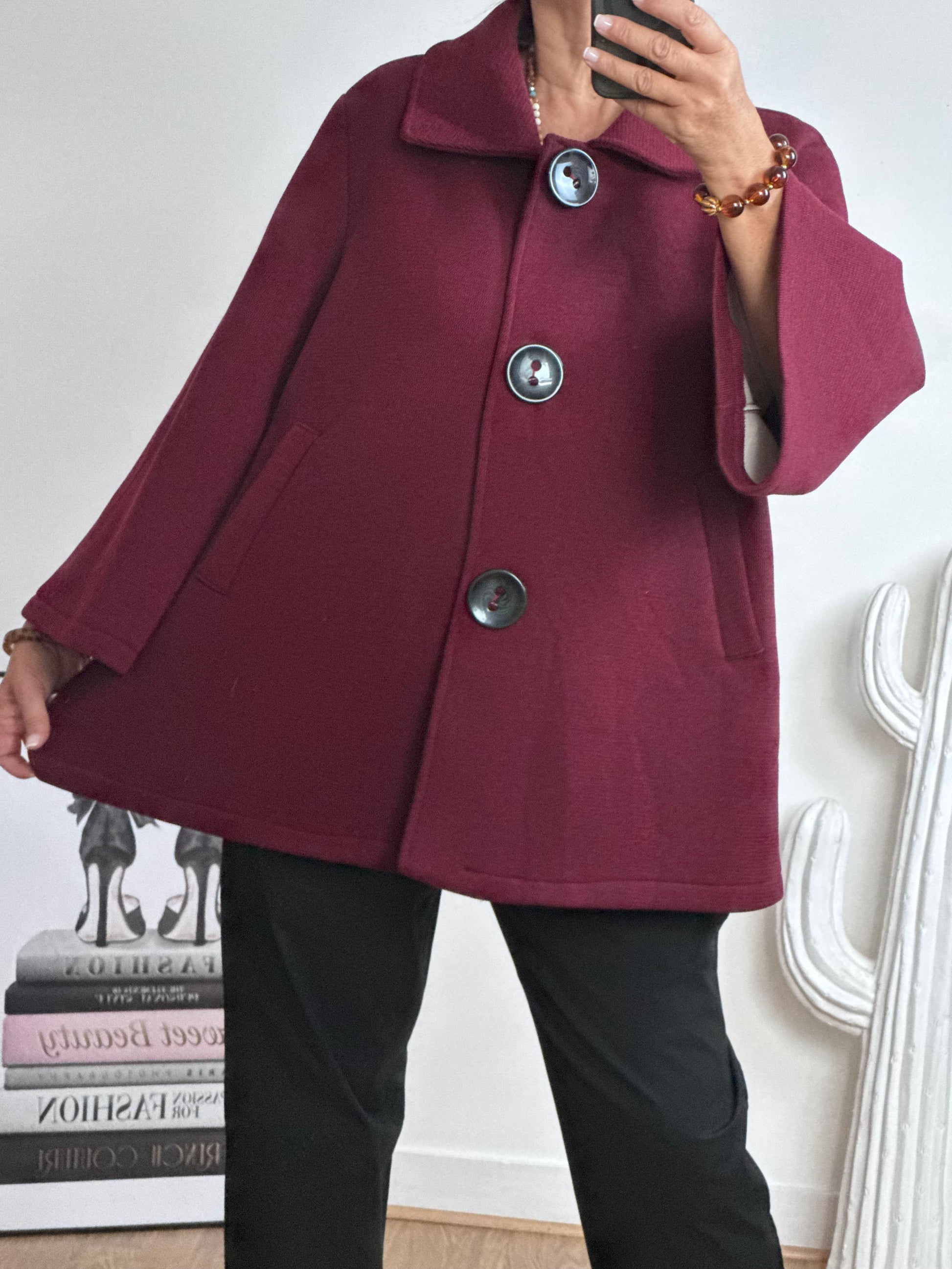 Veste Kennedy bordeaux TU 40/50