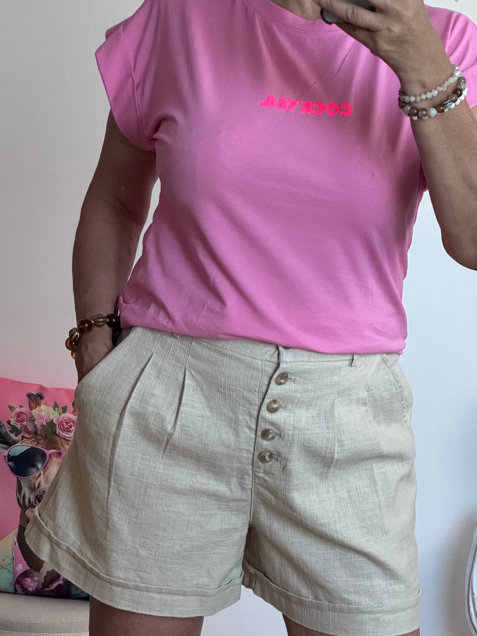 Short lin beige