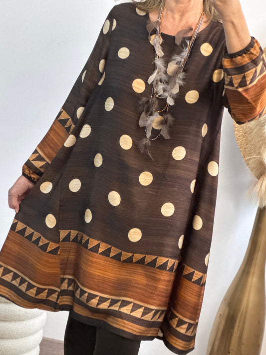 Robé Clothilde marron/beige