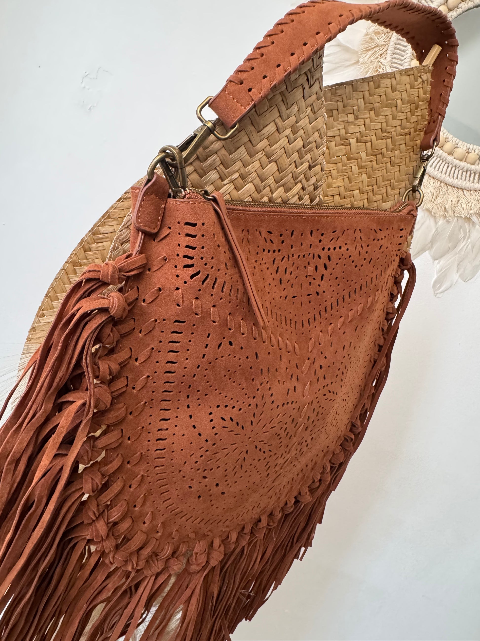 Sac bohème camel