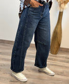 Jeans balloon bleu