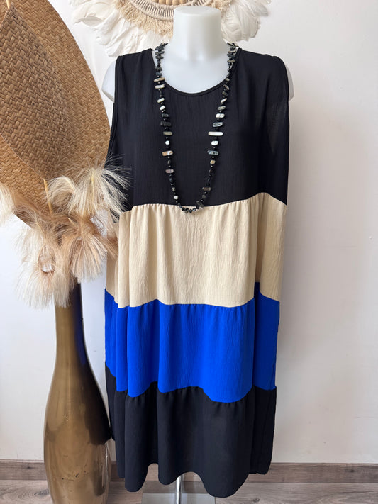 Robe Sidonie bleu TU 48/52