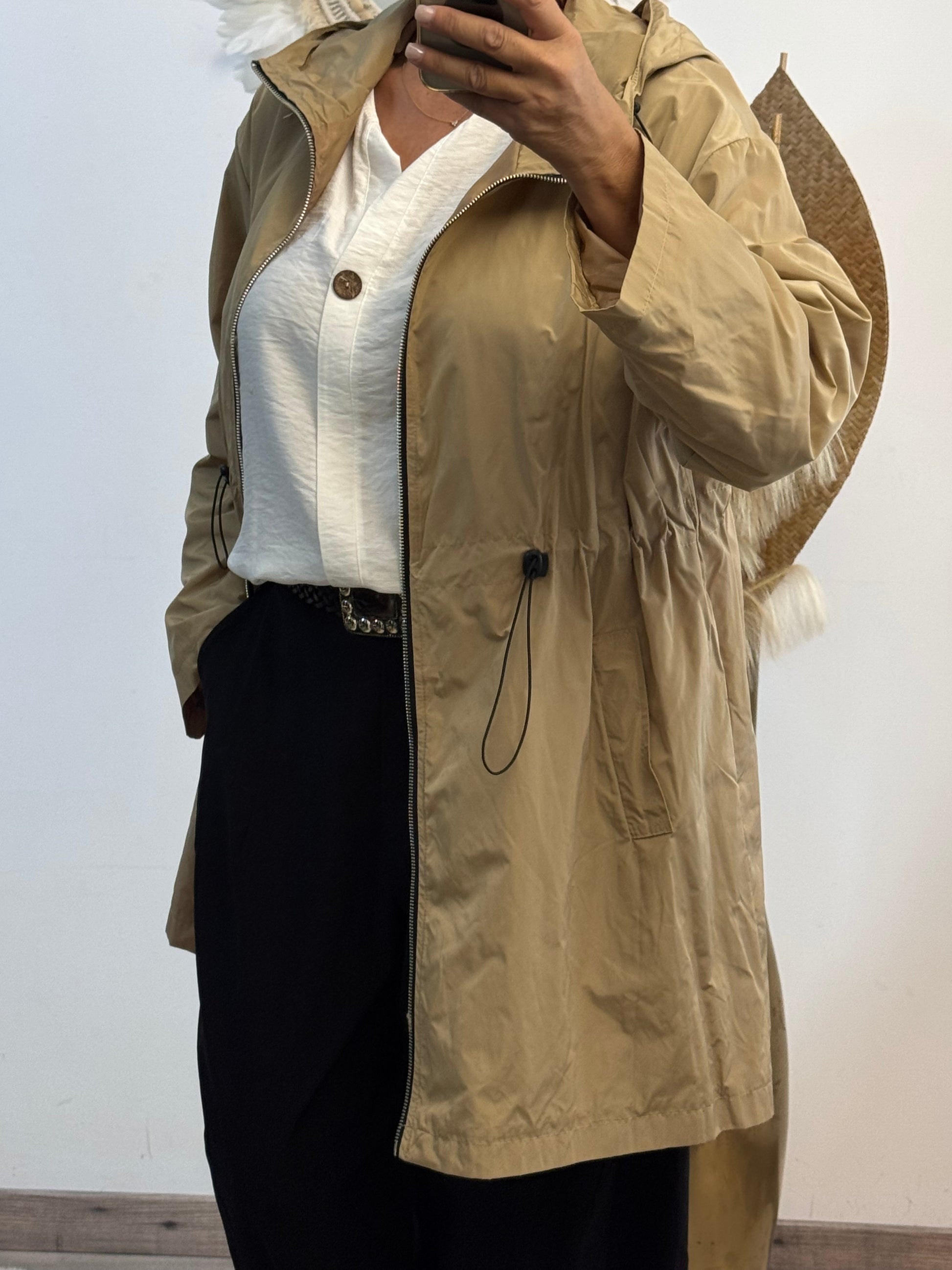 Veste coupe vent beige