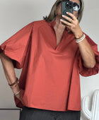 Blouse Yuna terracotta TU 42/50
