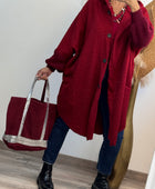 Manteau Marceau bordeaux
