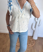 Teeshirt Josephine bleu