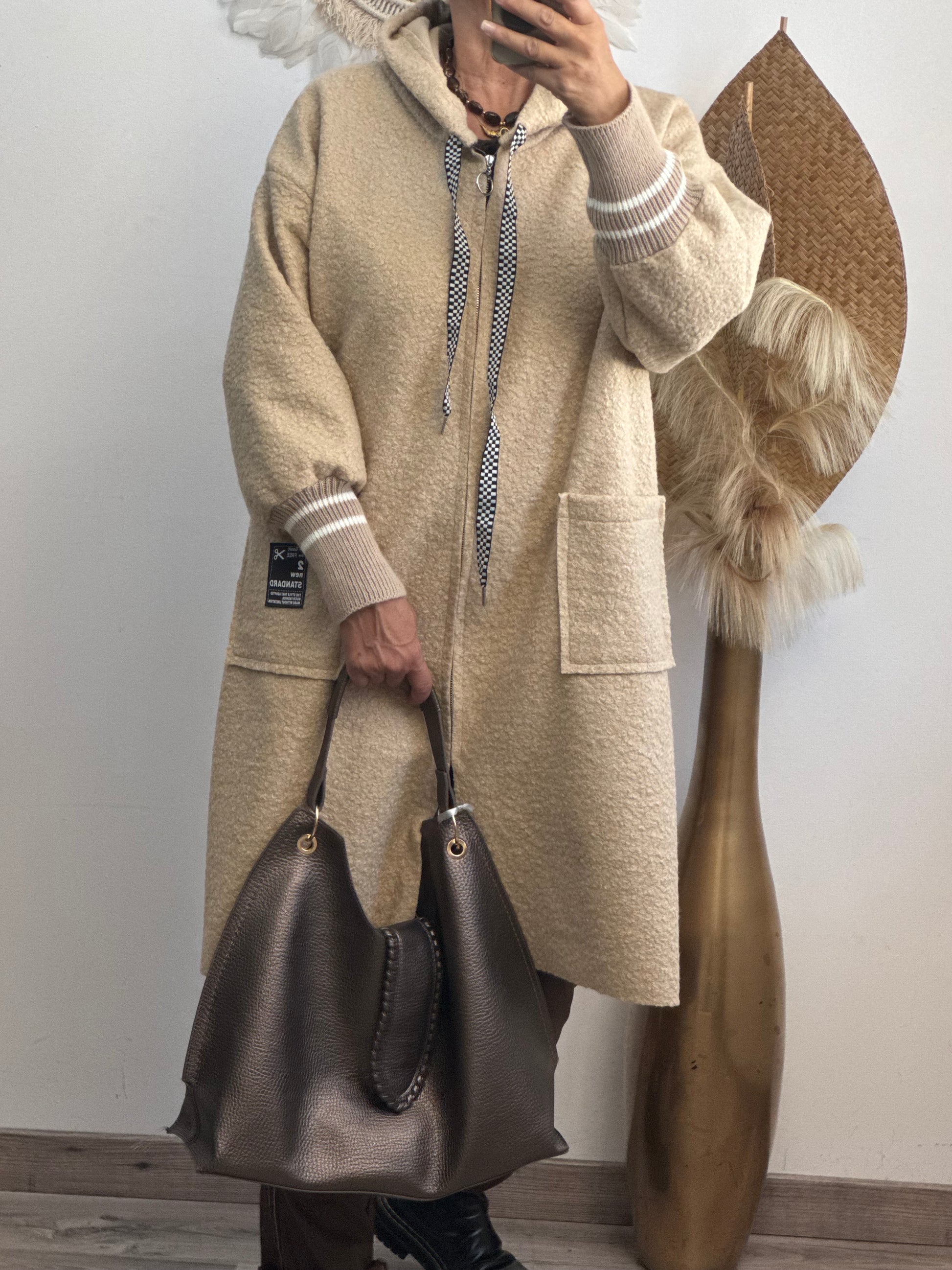 Manteau Octave beige