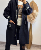 Manteau Octave marine