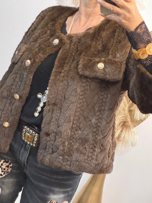 Veste fausse fourrure Coline
